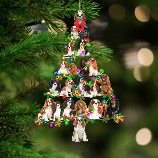 Cavalier King Charles Spaniel Christmas YC0811182CL Ornaments, 2D Flat Ornament