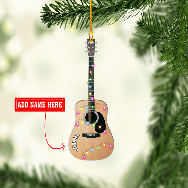 Personalized Acoustic Guitar NI2511021YR Ornaments
