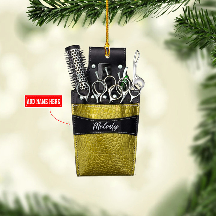 Personalized Yellow Hairstylist Bag NI2311014XR Ornaments