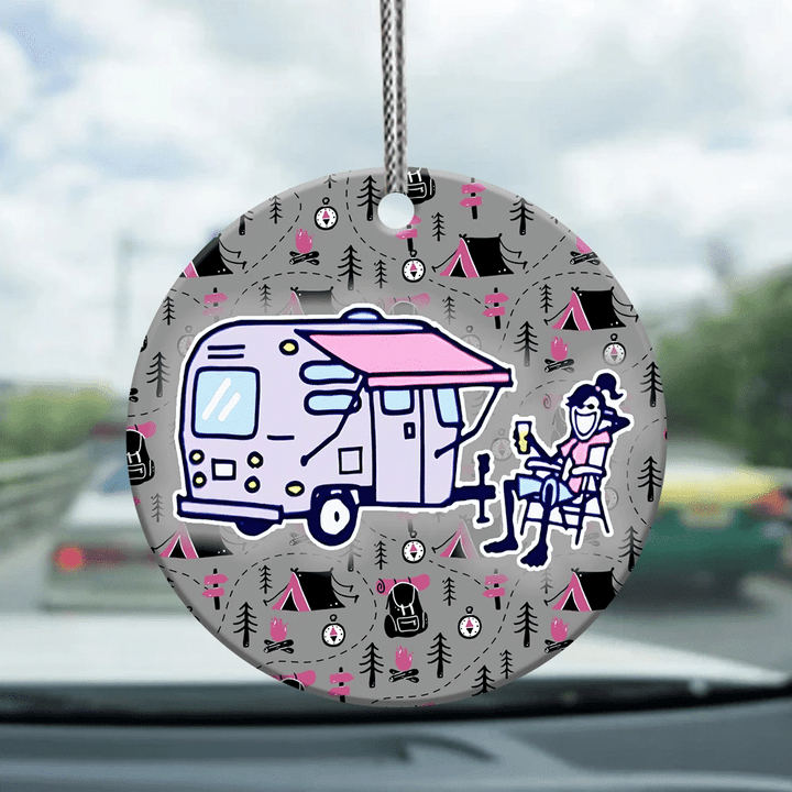 Camping Girl YC0711578CL Ornaments