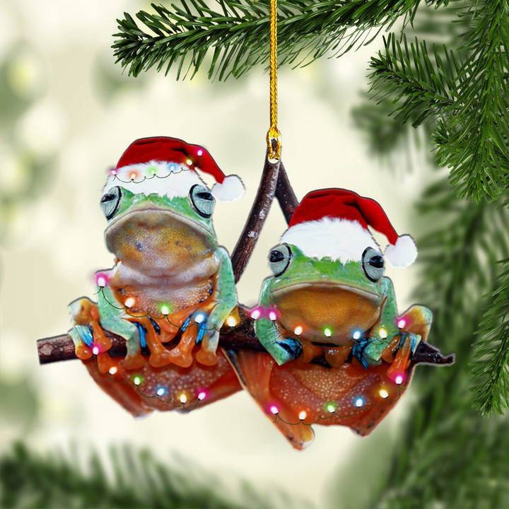 Frogs on tree NI0112001YJ Ornaments