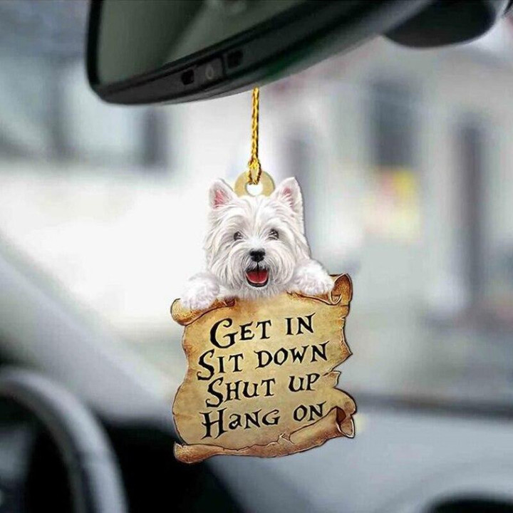 West Highland White Terrier Lover Two Sided YC0811085CL Ornaments, 2D Flat Ornament