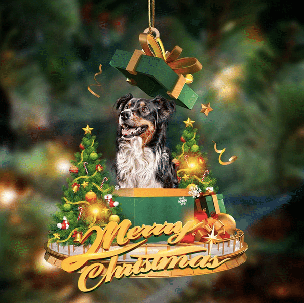 Australian Shepherd Christmas YC0811244CL Ornaments
