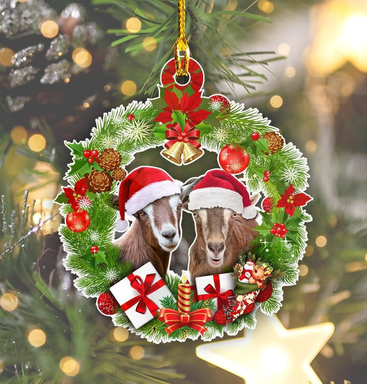 Goats Funny Christmas YC0611375CL Ornaments