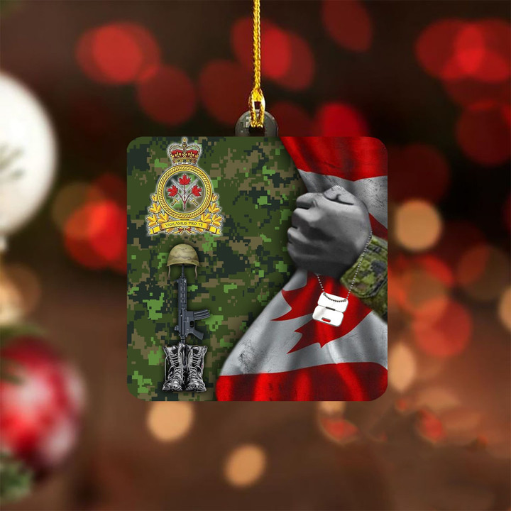 Veteran Canadian Flag YC0811595CL Ornaments