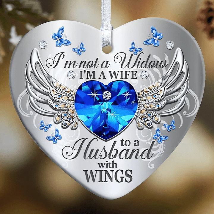 Butterfly My Husband Has Wings YC0711781CL Ornaments