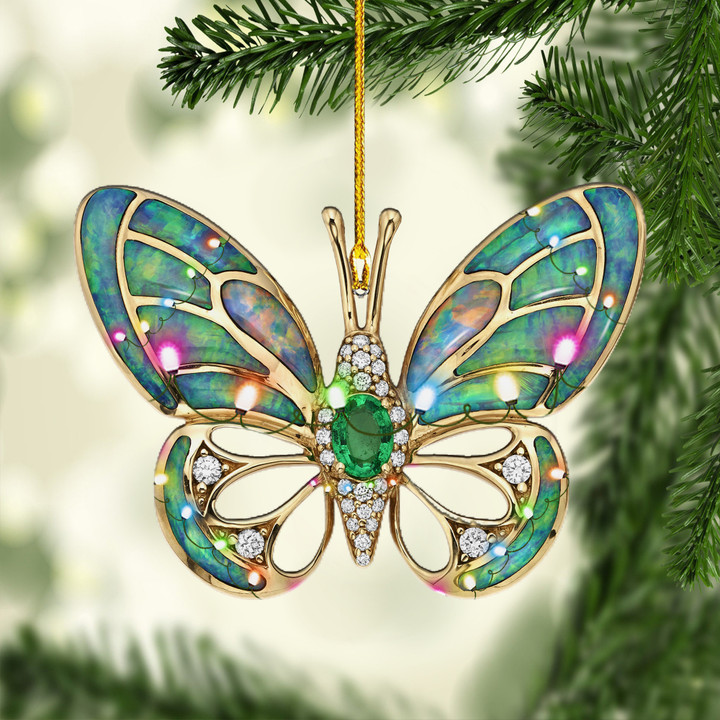Butterfly gemstone NI2411001YJ Ornaments