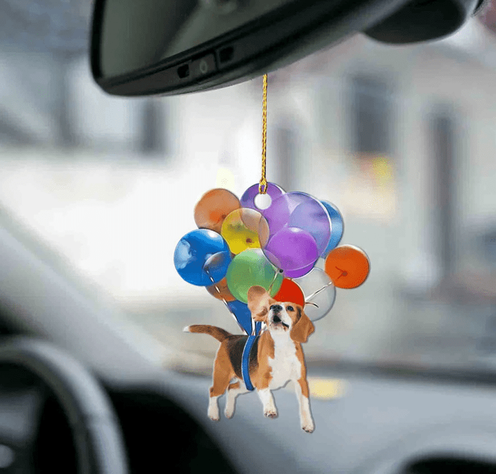 Beagle Fly With Bubbles Beagle YC0611843CL Ornaments
