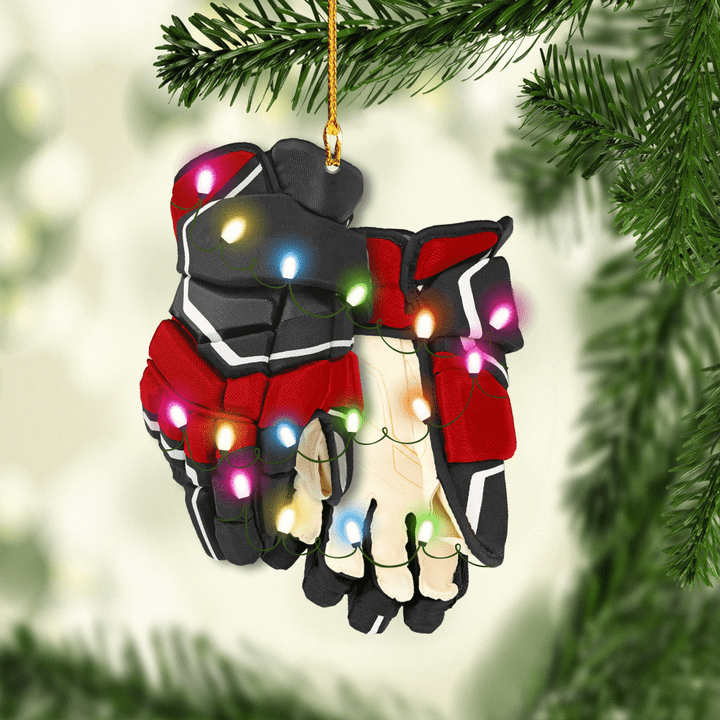Ice Hockey  Gloves NI1111010XB Ornaments, 2D Flat Ornament