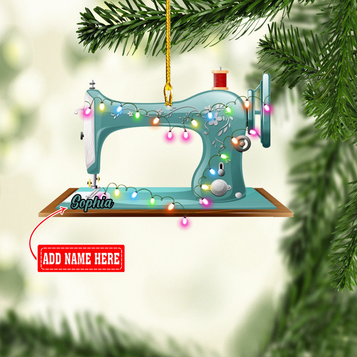 Personalized Sewing Machine NI1311010YC Ornaments, 2D Flat Ornament