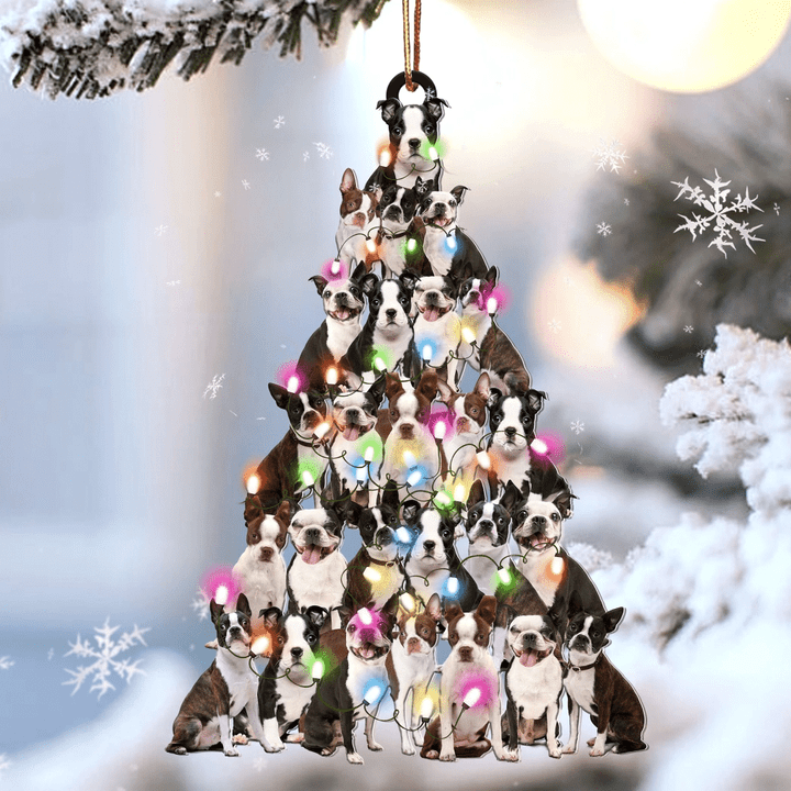 Dog Happiness Merry Christmas YC0611439CL Ornaments