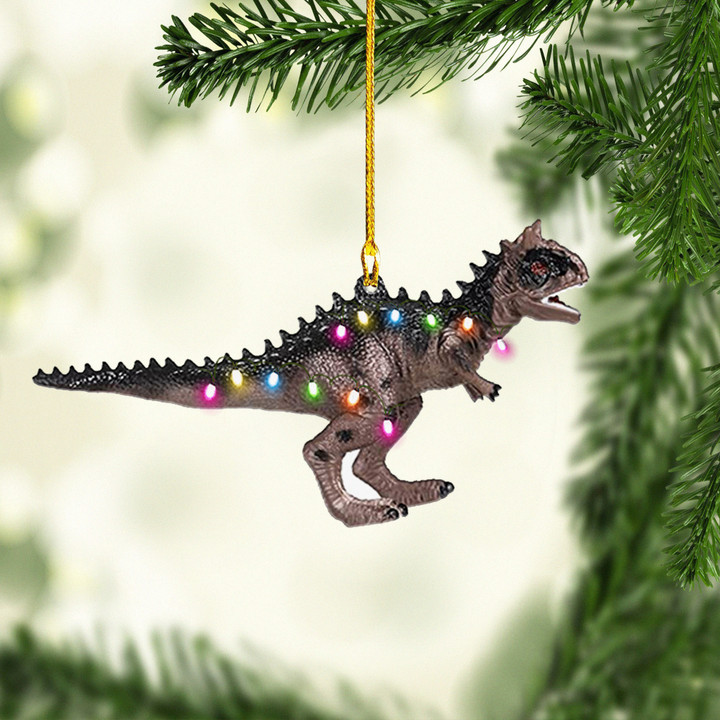 Dinosaur Christmas NI1611035YR Ornaments, 2D Flat Ornament
