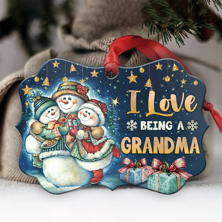 Snowman Grandma YC0711317CL Ornaments, 2D Flat Ornament