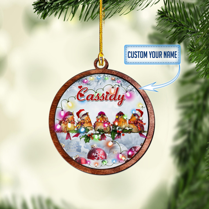 Personalized Cardinal Christmas XS051120YJ Ornaments