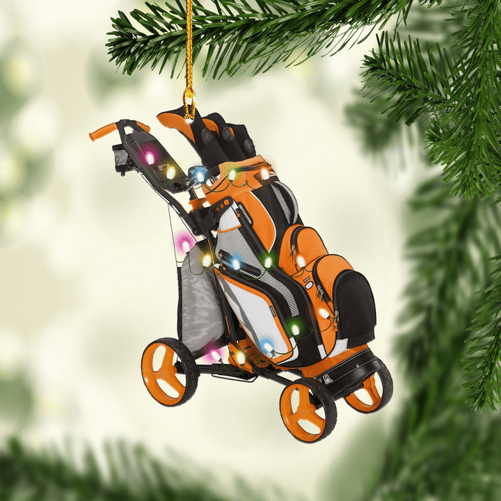 Orange Golf Buggy NI0212011XB Ornaments