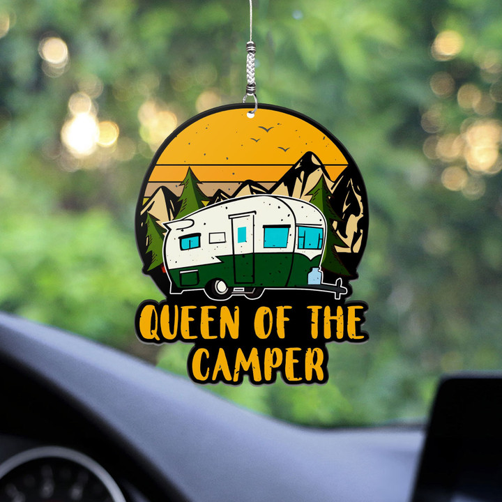 Queen Of The Camper NI2110343YT Ornaments, 2D Flat Ornament