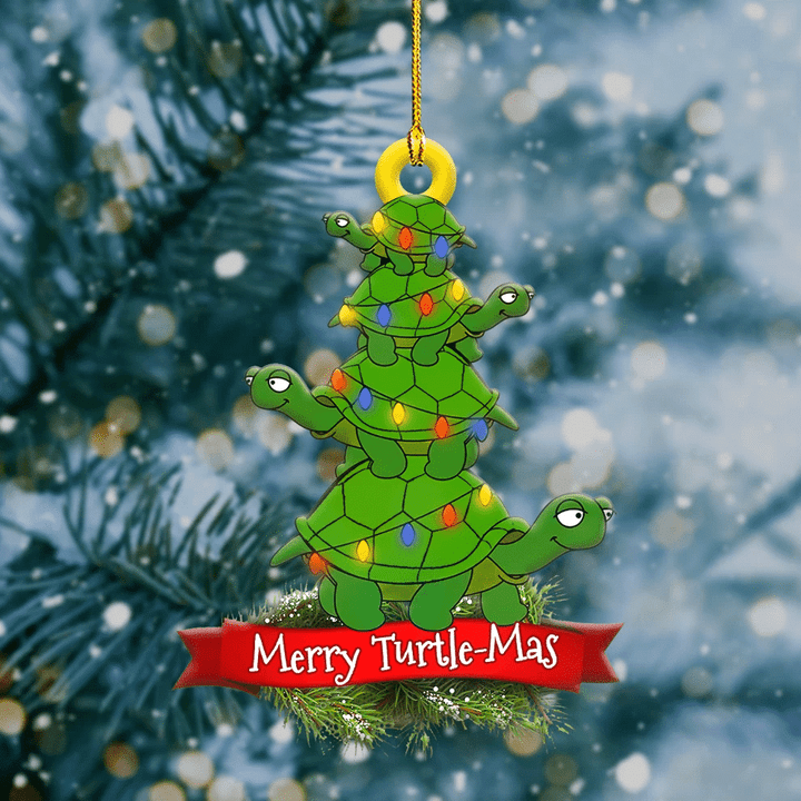 Merry Turtle Mas YC0611172CL Ornaments, 2D Flat Ornament