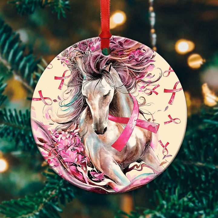 Horse Breast Cancer YC0711557CL Ornaments