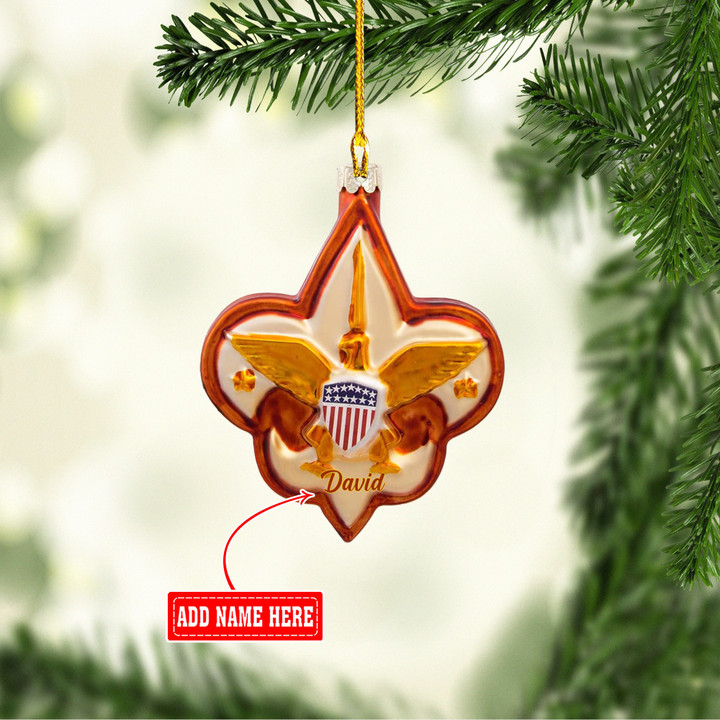 Personalized Boy Scouts Logo NI1811004YC Ornaments, 2D Flat Ornament