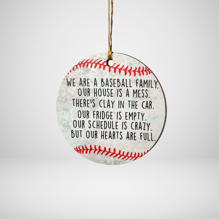 We Are A Baseball Family YC0811072CL Ornaments