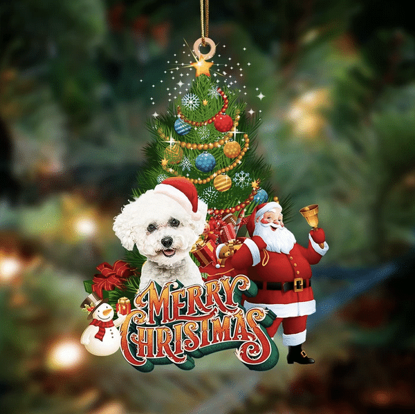 Bichon Frise Christmas YC0811395CL Ornaments