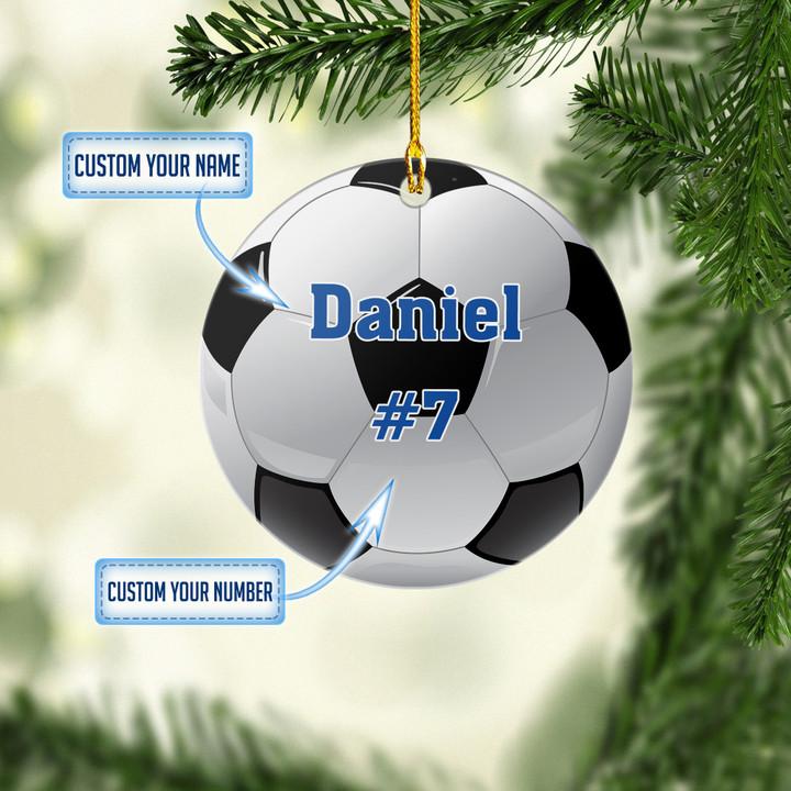 Personalized Soccer Ball XS0711006YC Ornaments