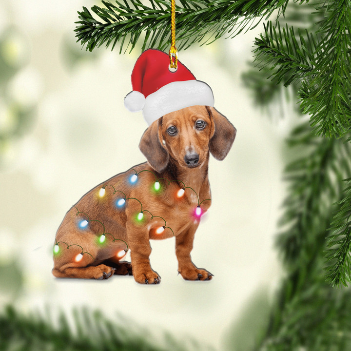 Christmas Dachshund Dog XS0511004YC Ornaments