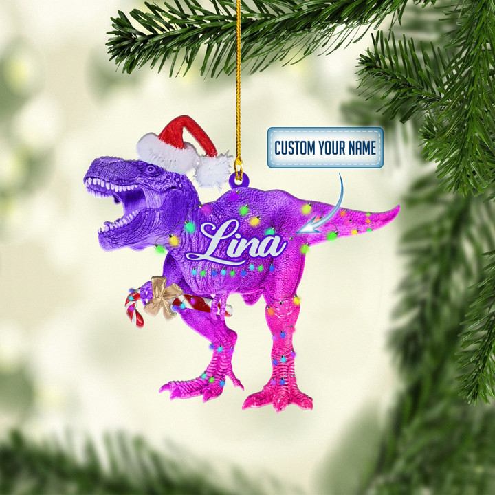 Personalized Dinosaurs Love Gradient NI0212002YI Ornaments