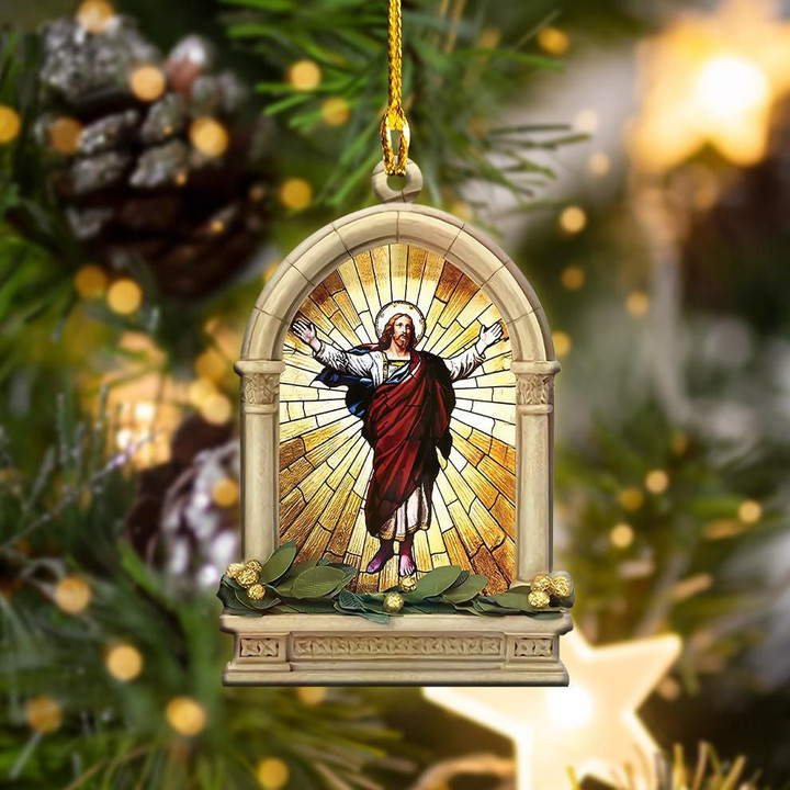 Christianity Church Stained YC0611257CL Ornaments, 2D Flat Ornament