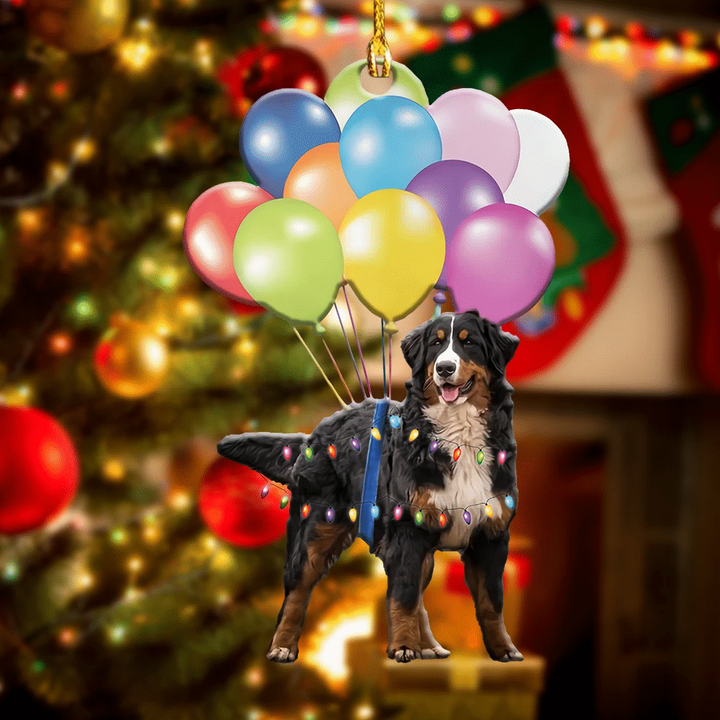 Bernese Mountain Flying With Bubbles Dog YC0611519CL Ornaments