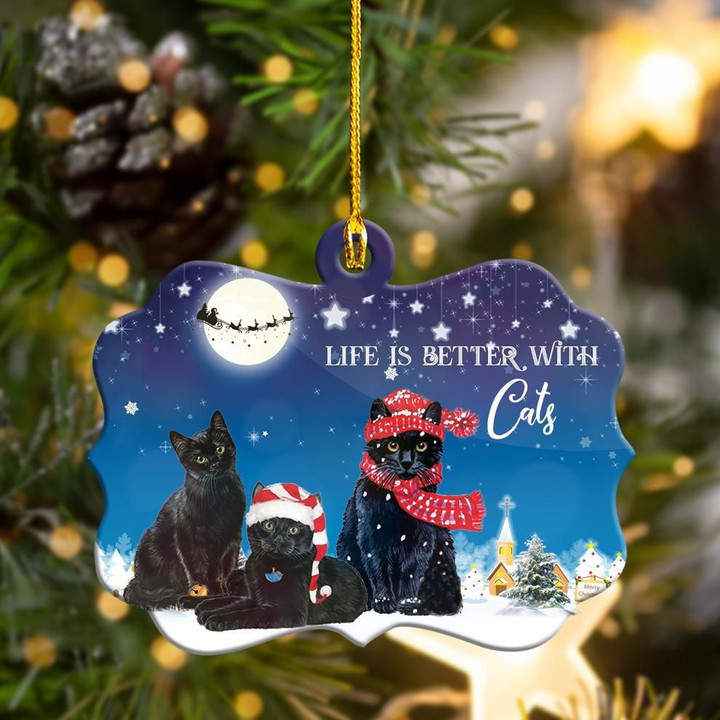 Black Cat YC0611107CL Ornaments