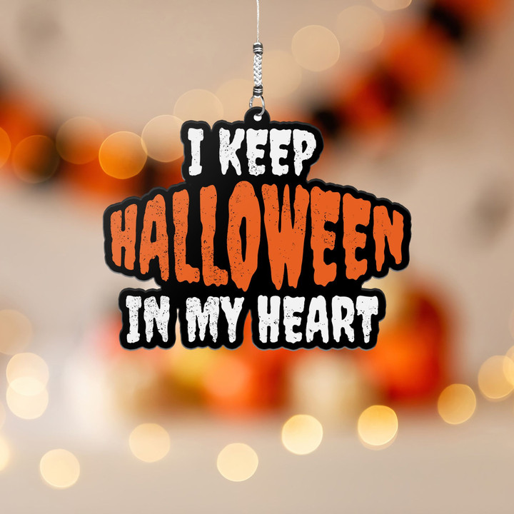 I Keep Halloween In My Heart NI1910118YT Ornaments, 2D Flat Ornament
