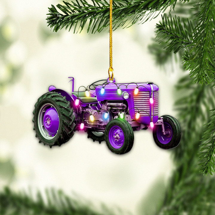 Tractor Christmas NI1311032YR Ornaments, 2D Flat Ornament
