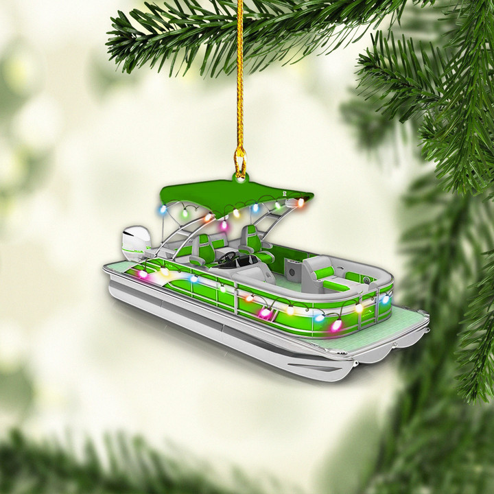 Pontoon Boat Christmas NI1311021YR Ornaments