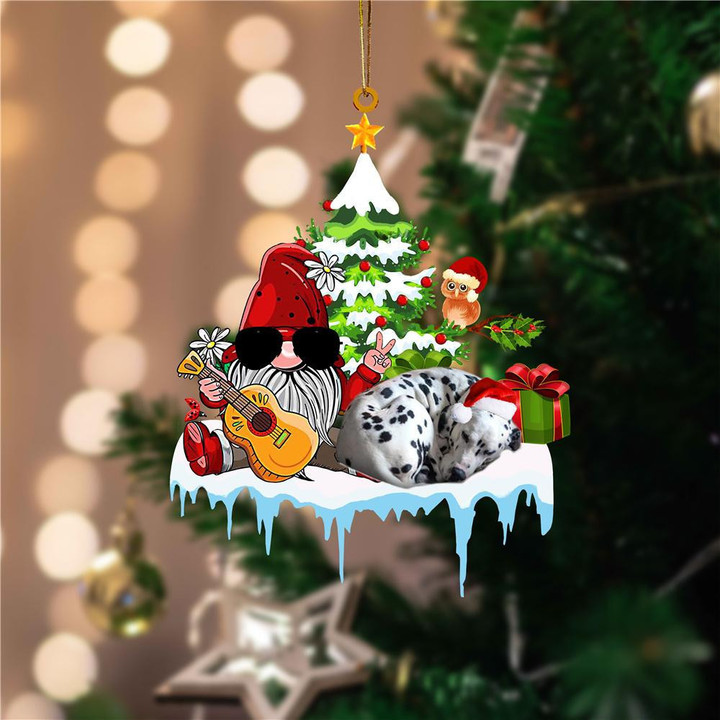 Dalmatian Christmas Gnomes Party YC0711269CL Ornaments, 2D Flat Ornament