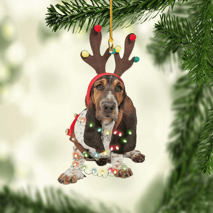 Basset Hound Christmas NI2511007XB Ornaments
