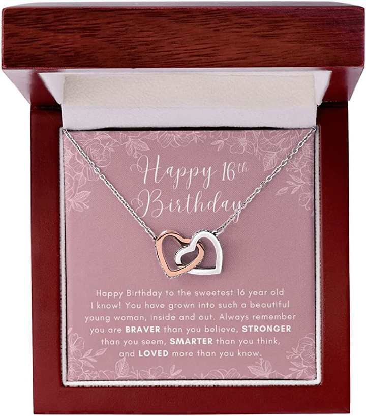 16th Birthday Necklace Gift For 16 Year Old Girls - Sweet Sixteen Jewelry Present For Her - Gift For 16 Years Old Girl Sweet Sixteen Jewelry - 1