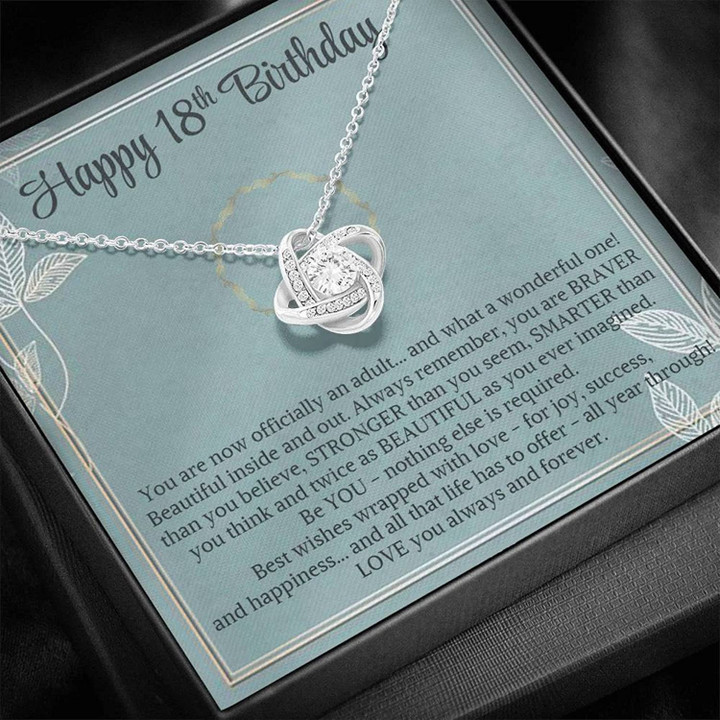 18th birthday neacklace Message Card Jewelry Handmade Necklace 18th birthday gifts for girls necklace 18th birthday gifts for girls personalized birthday necklace gift - 1