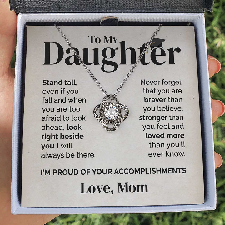 Pamaheart- To my Daughter - Stand Tall - Love Knot Graduation Christmas Day - 1
