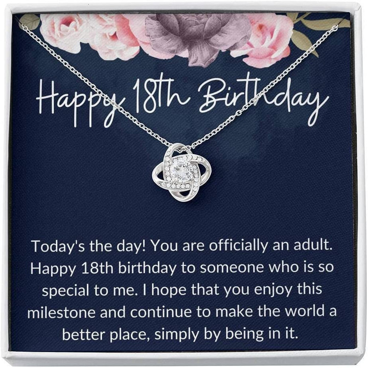 18th birthday gifts for girls  Sister 18th birthday gift  18th birthday  18th birthday gifts for her birthday 18th Unique Gift Necklace for Birthday Anniversary - 1