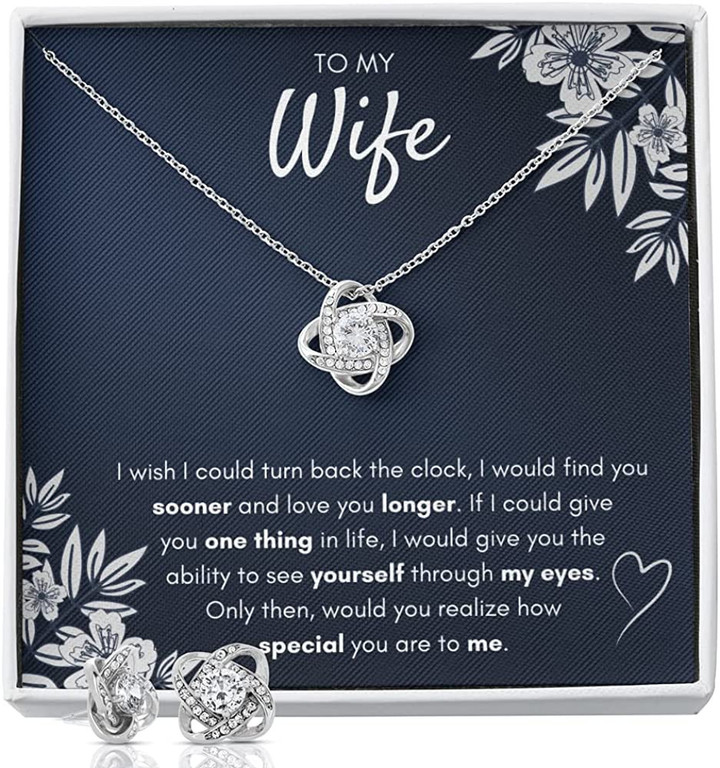 Gifts For Wife Birthday Gifts From Husband Necklace Valentines Day Find You Sooner Jewelry Box Pendant Personalized Custom Made Romantic Gift - 1