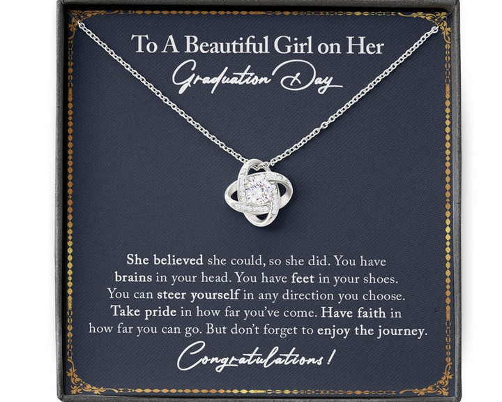 Graduation Gift Necklace Graduation Gift for Her College Graduation Gift for Her High School Senior Graduation Class of 2022 Gift for Daughter - 1