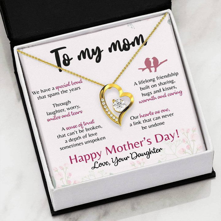 Pamaheart - Forever Love Necklace - To My Mom - Forever Love - We Have a Special bond Gift For Wife For Mom Gift For Christmas Birthday - 1
