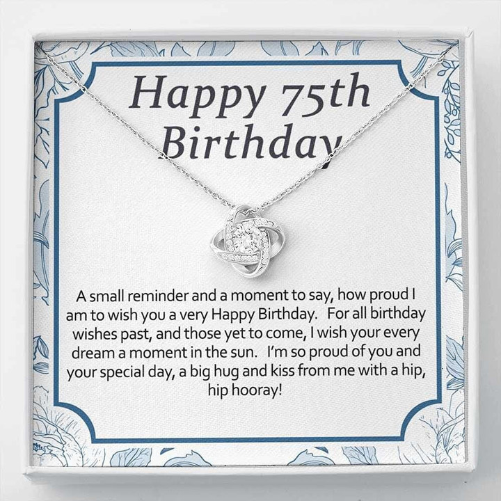 75th Birthday Necklace Message Card Necklace Handmade Jewelry Christmas gifts - 75th Birthday Ideas for Woman Seventy-Fifth BirthdayBorn in 1946Birthday Necklace Pendant - 1