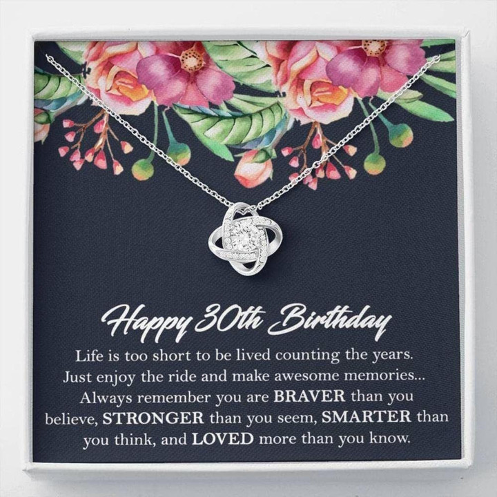 30th Birthday Necklace Gift for Her 30th Birthday Necklace for Women 30 Year Gift Necklace for Women Happy 30th Birthday Friend 30th - 1
