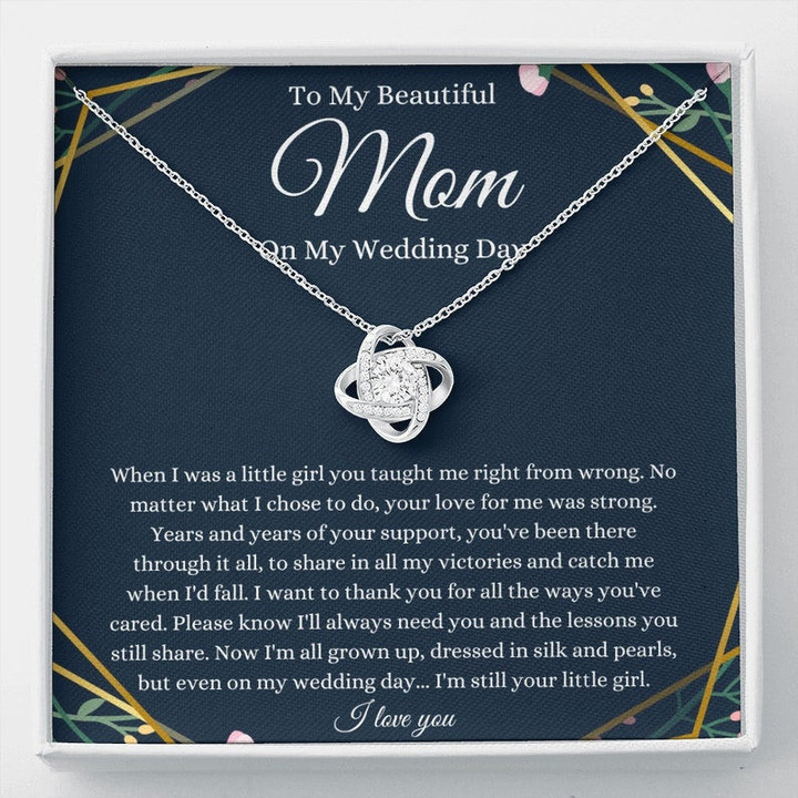 Mother Of The Bride Gift From Daughter Mother Of The Bride Necklace From Bride Gift Mom Of Bride Present To Mom From Bride Gifts - 1