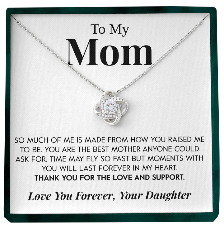 Pamaheart - Love Knot Necklace -To My Mom  The Best Mother  Gift For Wife Gift For Birthday Christmas Day Mothers Day - 1
