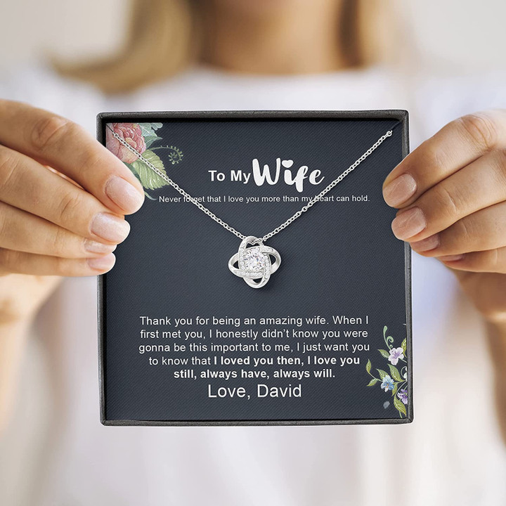 Necklace For Wife From Husband - Love Necklace Gifts Ideas For Wife Love Gifts To My Future Wife - Jewelry For Her On Romantic Anniversary Birthday Valentines Mothers Day - 1