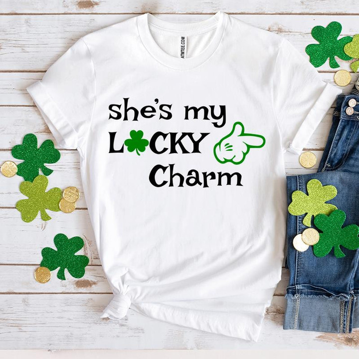 St Patrick's Day Shirts, She's My Lucky Charm 2ST-17 T-Shirt