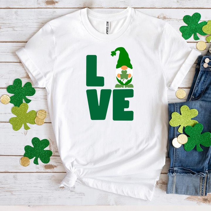 St Patrick's Day Shirts, Love Gnomes 1ST-65 T-Shirt